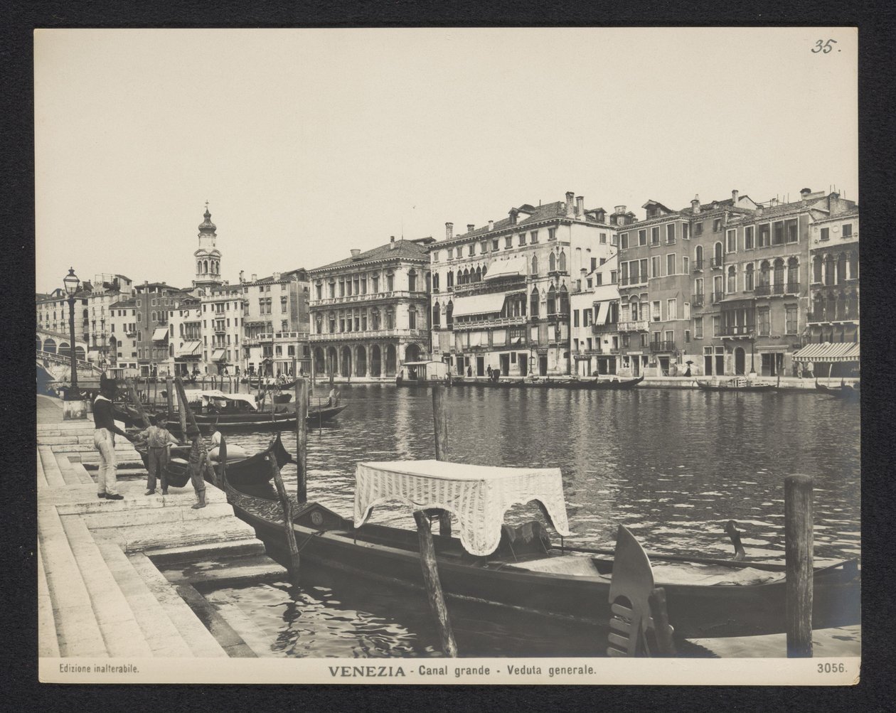 View of the Grand Canal in Venice by Neue Photographische Gesellschaft