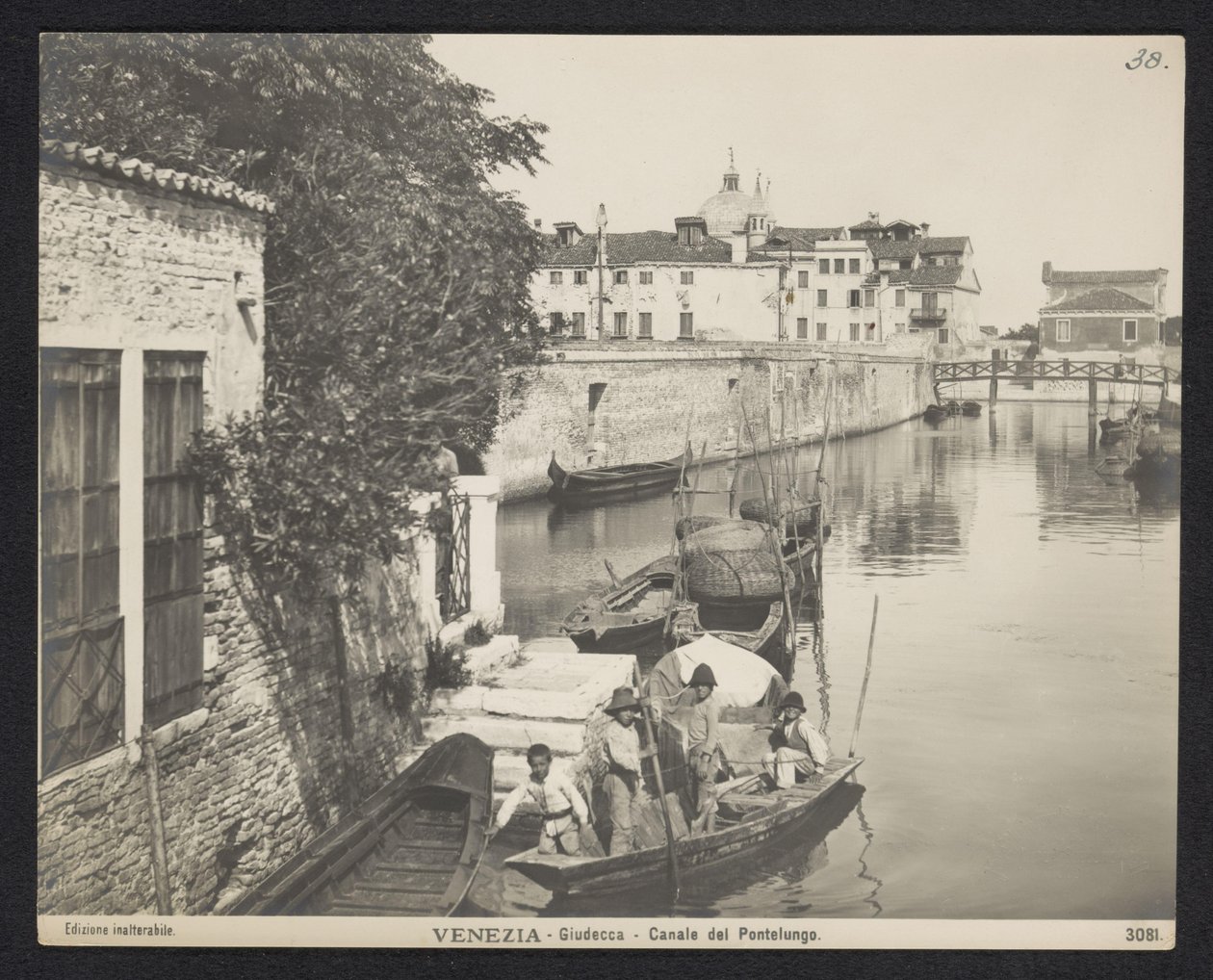 Canal in Venice by Neue Photographische Gesellschaft