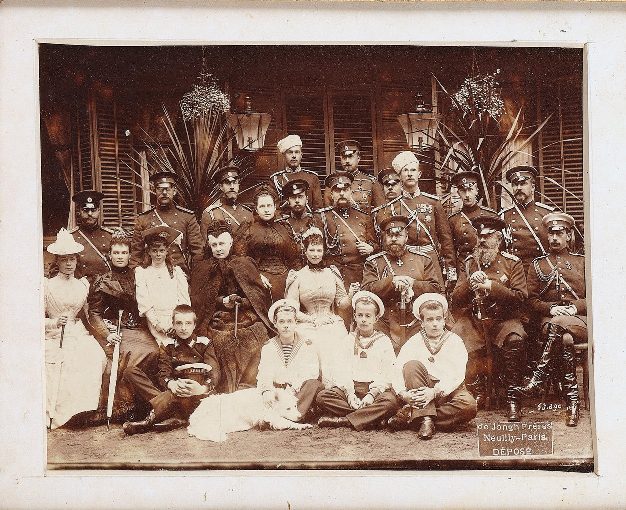 The Romanovs: The Family of the Emperor Alexander III, c. 1890 by Neuilly sur Seine . Photo studio
