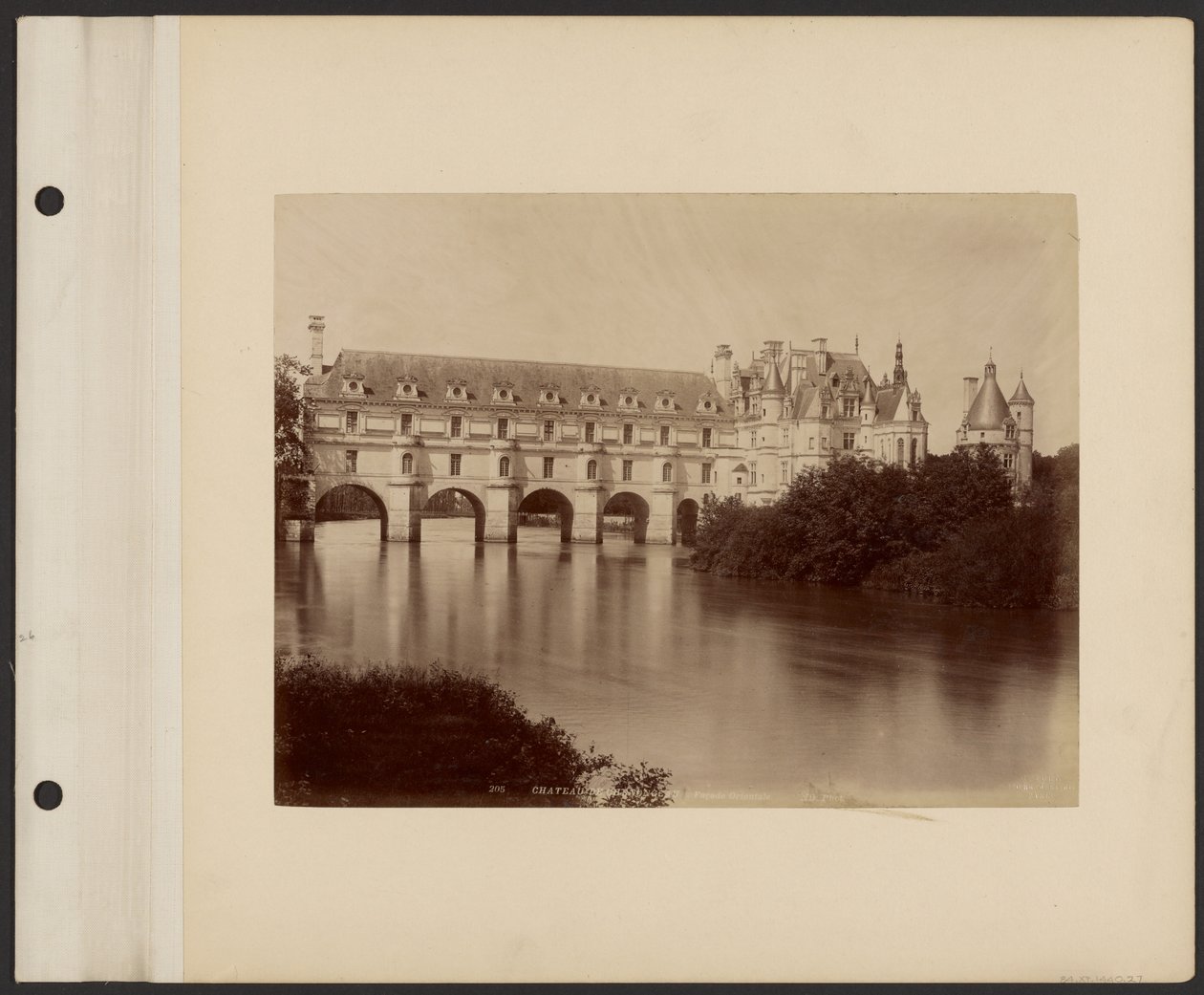 Chateau de Chenonceau, Eastern Facade by Neurdein freres