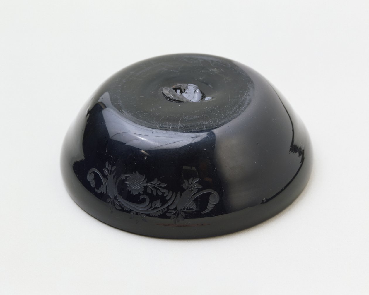 Sugar Bowl Cover by New Bremen Glass Manufactory