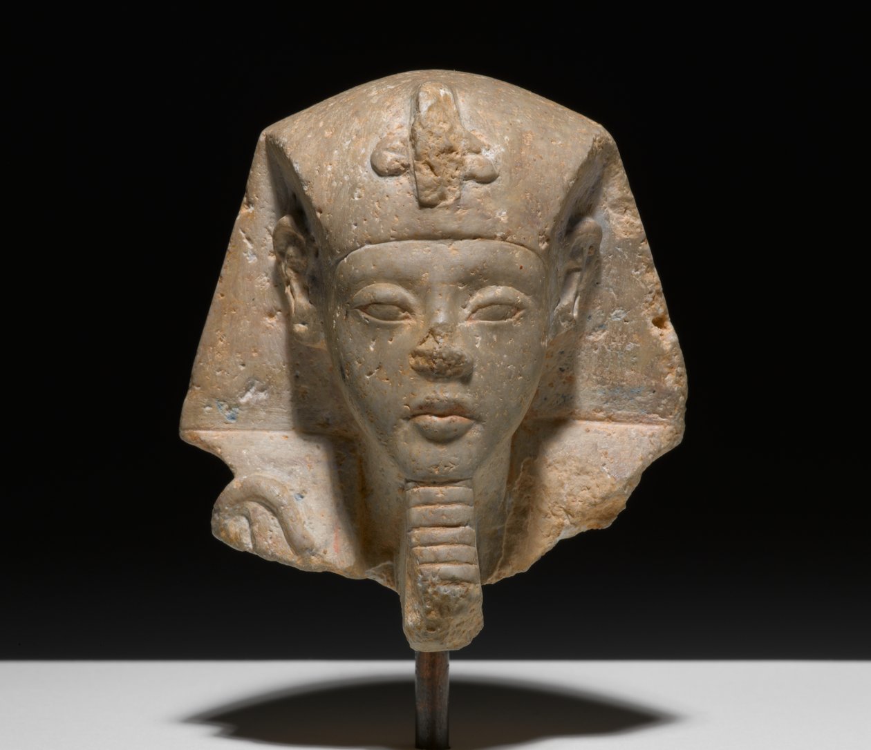 Head from a Shabti of Akhensten by New Kingdom Egyptian