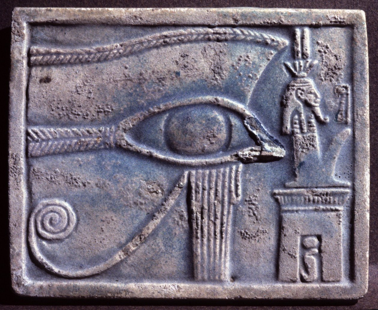 Udjat eye, New Empire (c. 1570-1085 BC) by New Kingdom Egyptian