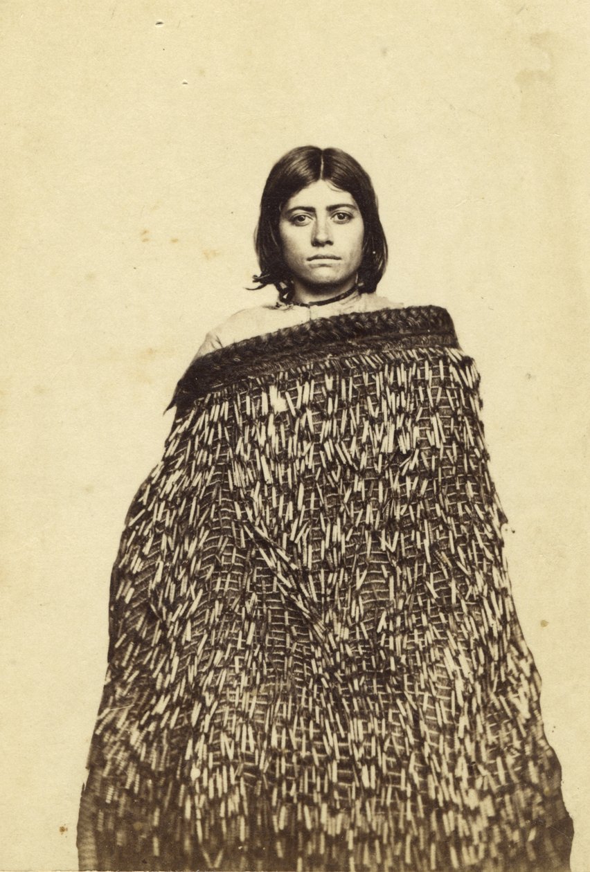 Mina Makata, Half Cast Maorie, c.1865 by New Zealander Photographer