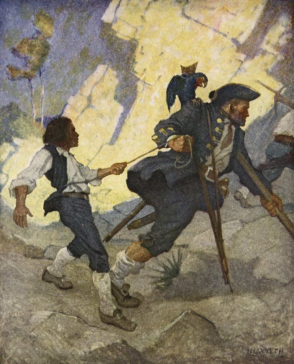 For All the World, I Was Led Like a Dancing Bear, an illustration from 
