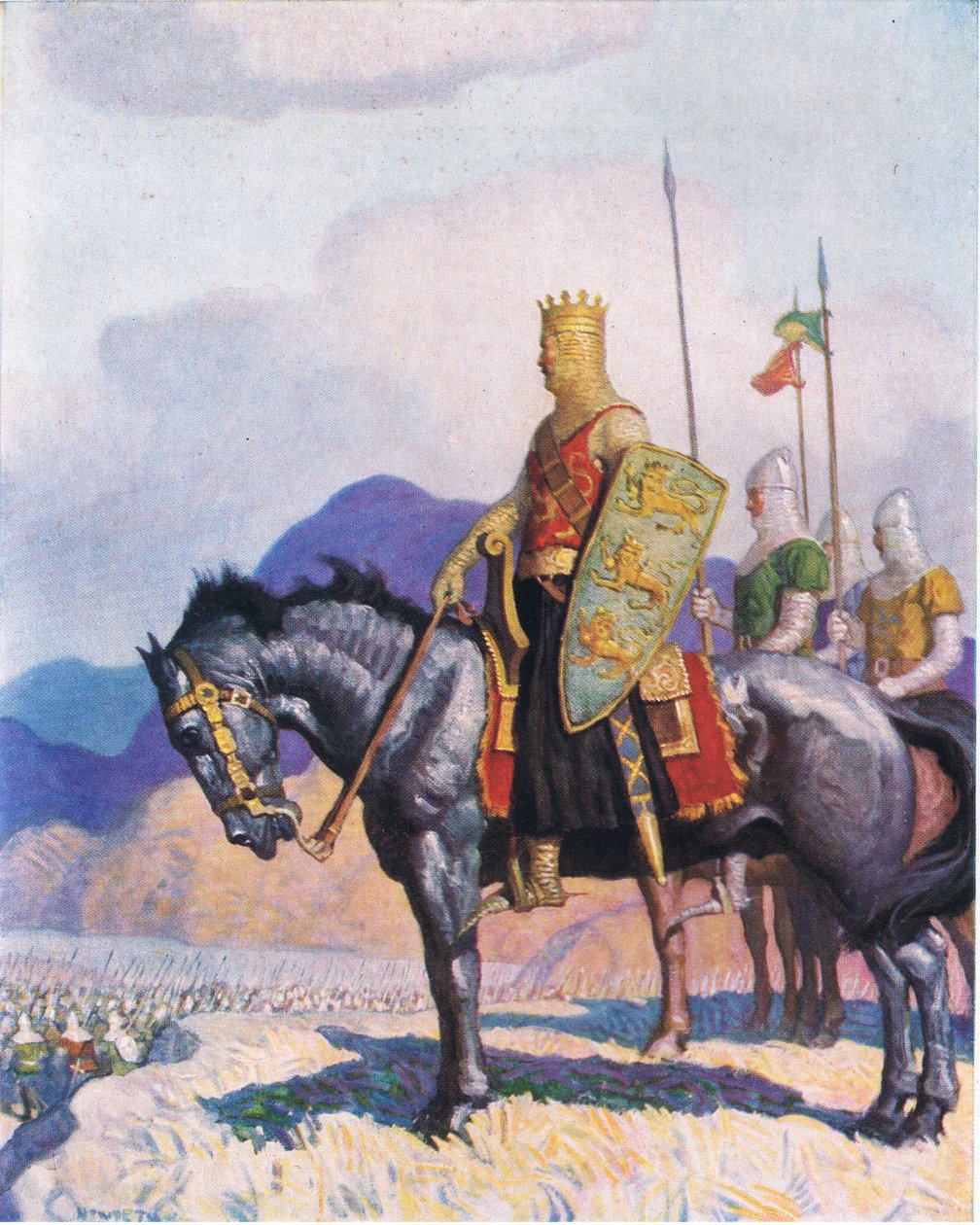 King Edward, from The Scottish Chiefs published by Charles Scribner