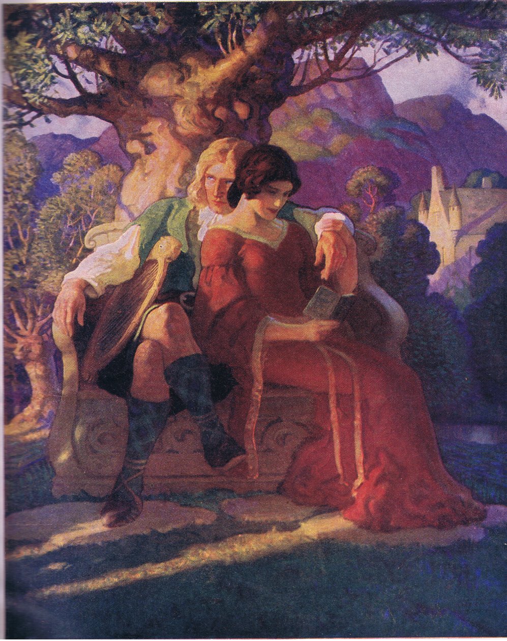 Wallace and Marion, from The Scottish Chiefs published by Charles Scribner
