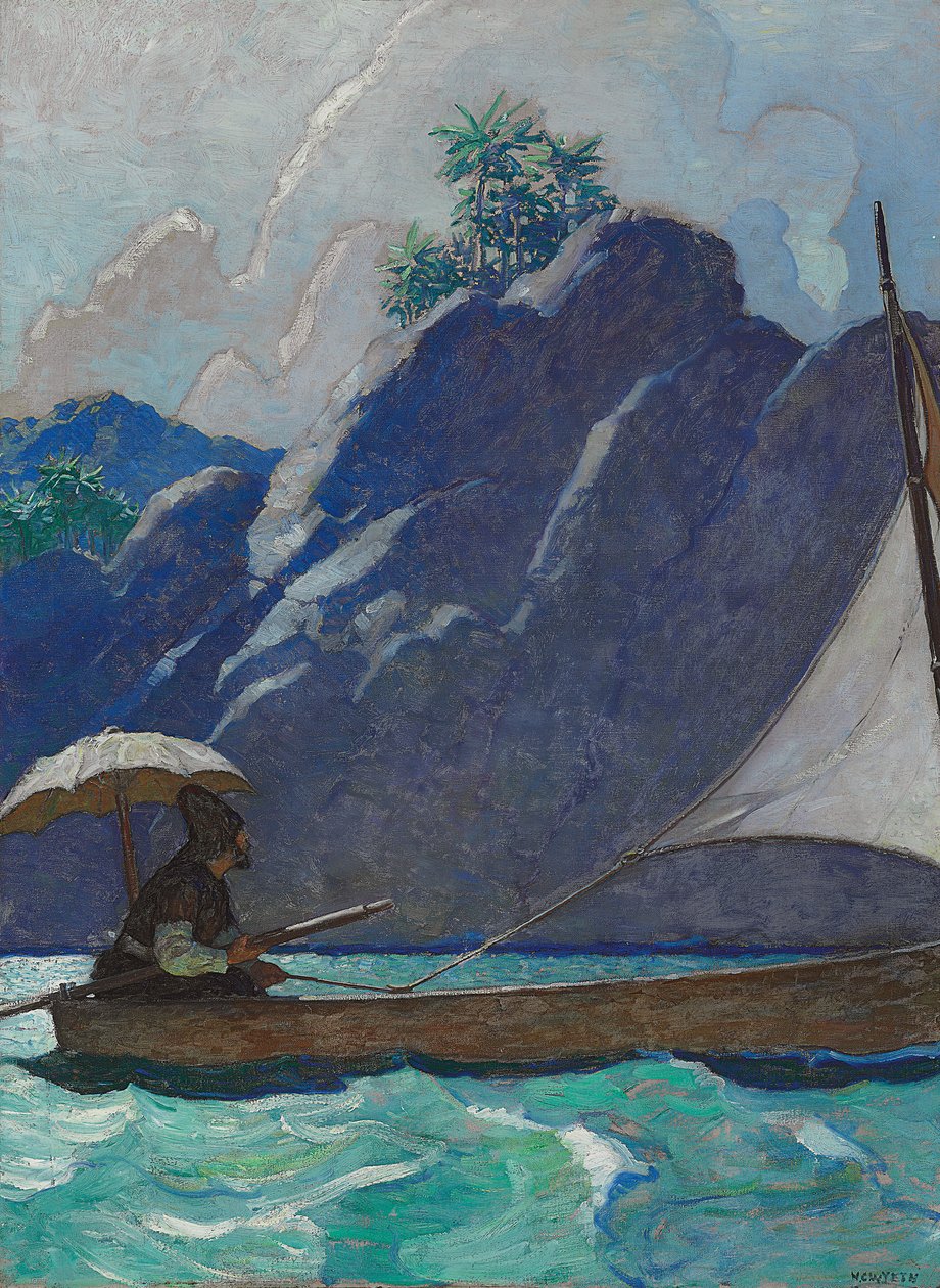 And Thus I Every Now and Then Took a Little Voyage Upon the Sea by Newell Convers Wyeth
