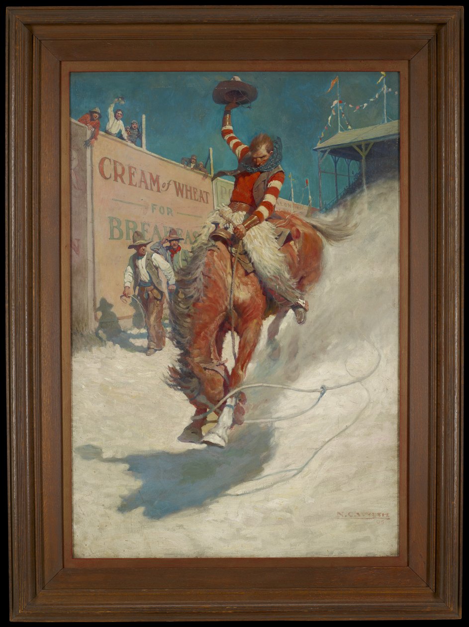 Bronco Buster by Newell Convers Wyeth