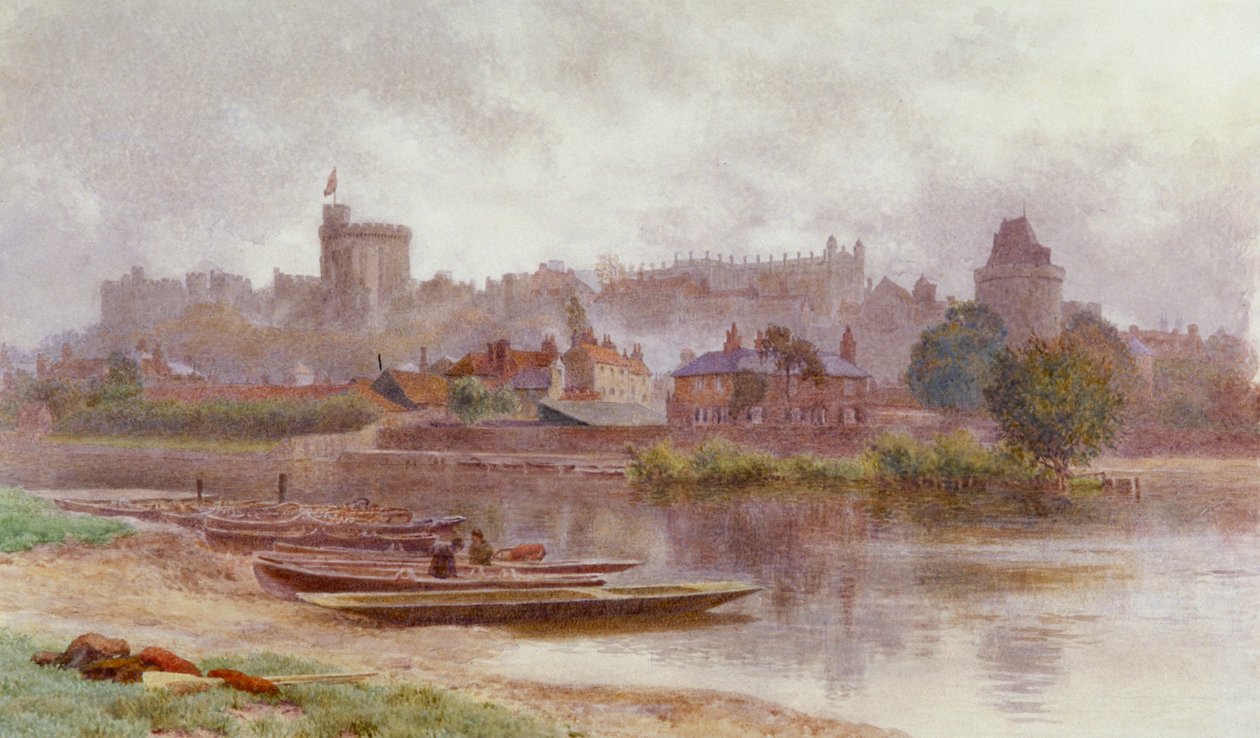 Windsor Castle in the Gloom by Newton Benett