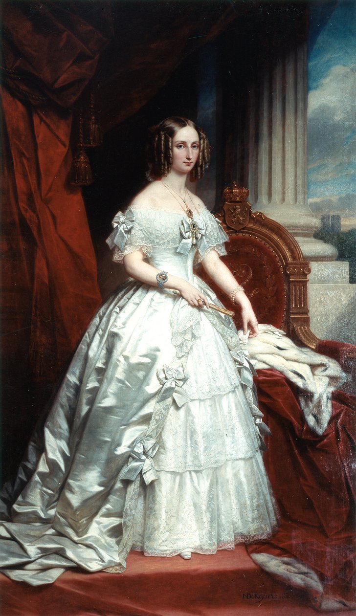 Portrait of Queen Marie-Louise by Nicaise de Keyser