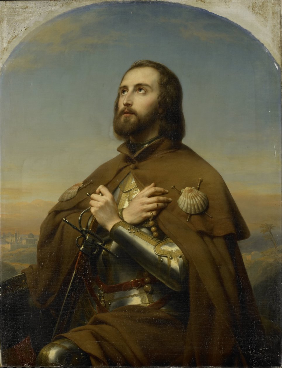 Eberhard, Duke of Württemberg, as a Pilgrim in the Holy Land by Nicaise de Keyser