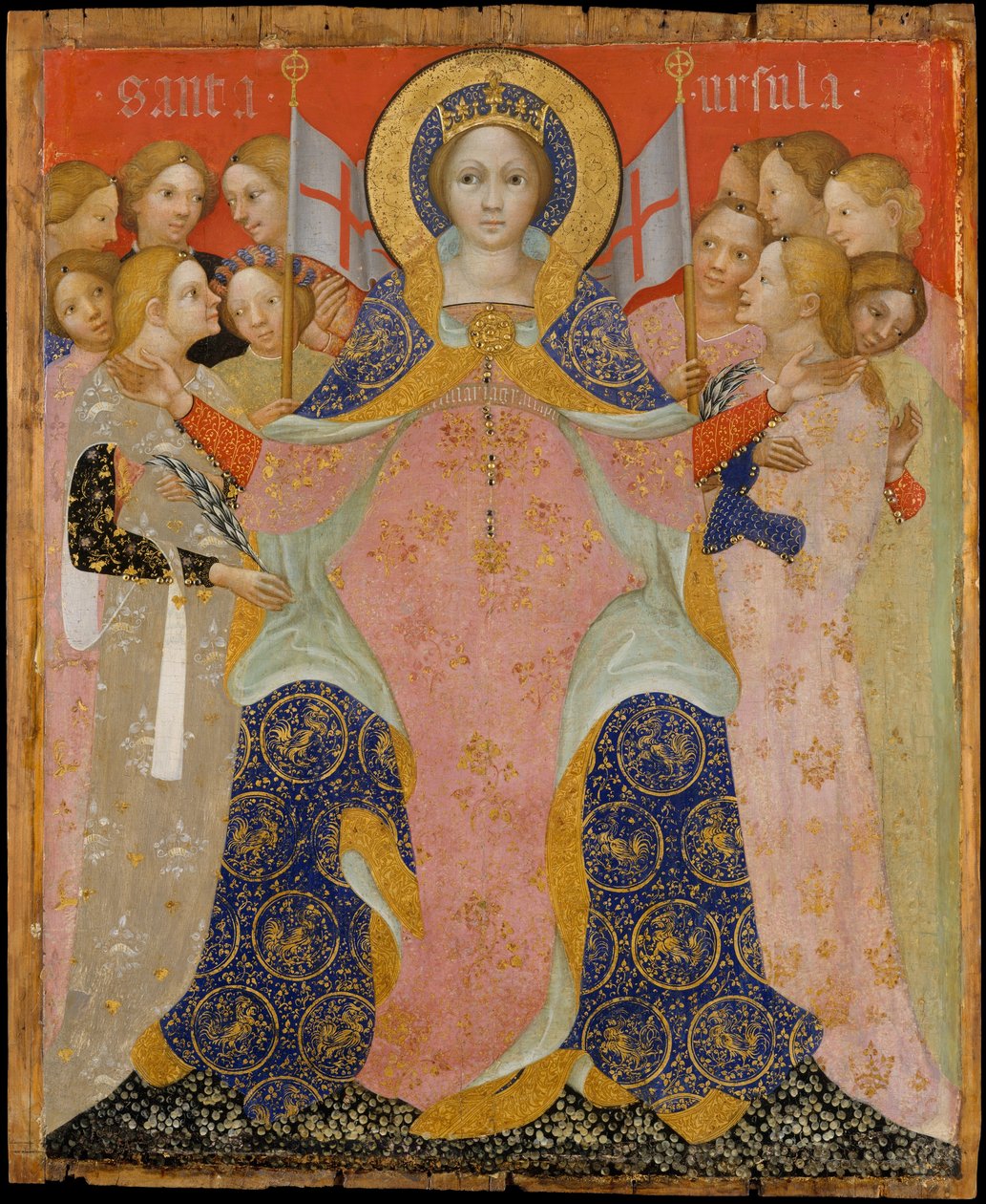 Saint Ursula and Her Maidens, ca. 1410 by Niccolò di Pietro