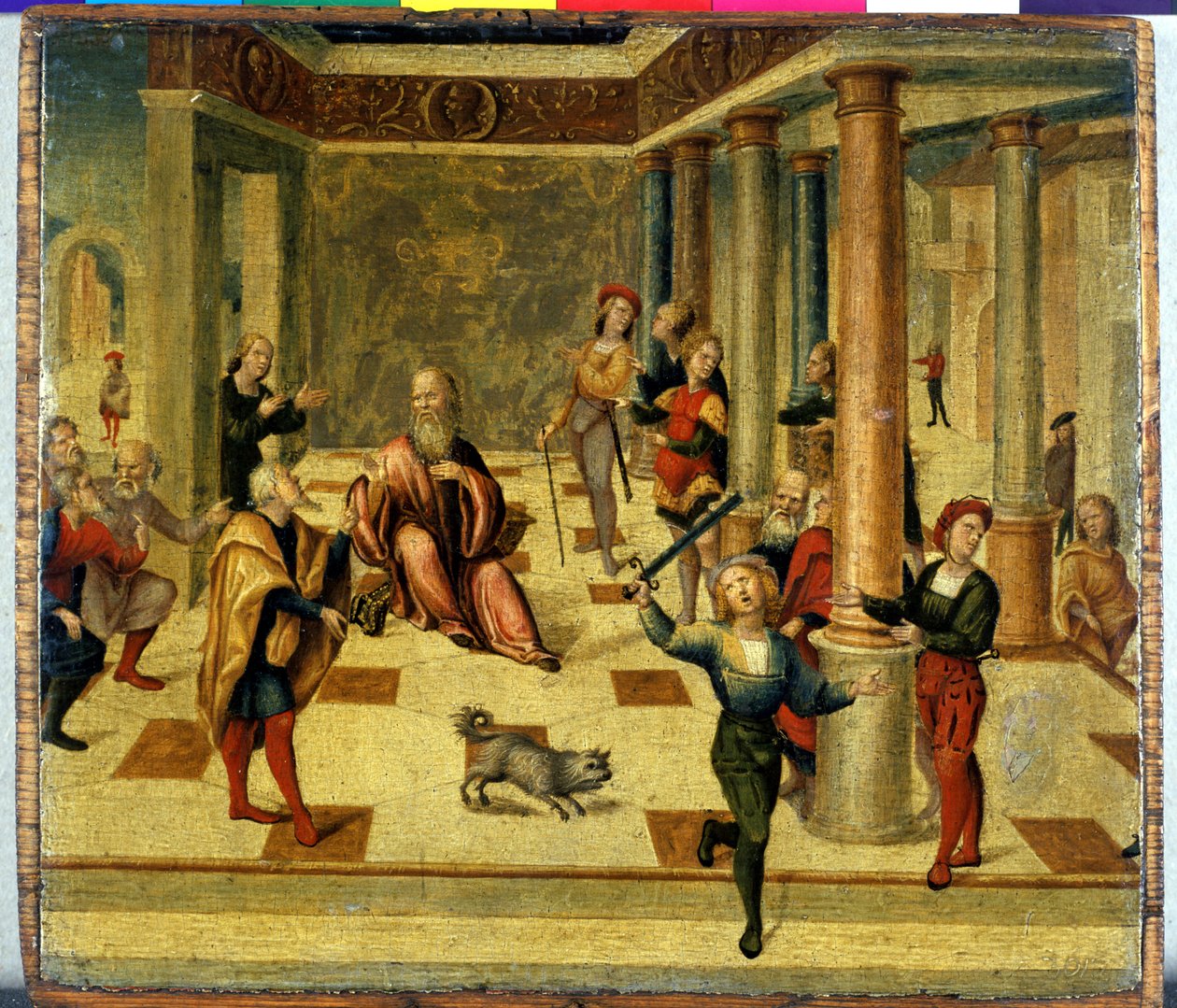 Scene from Roman History by Niccolo the Younger Giolfino