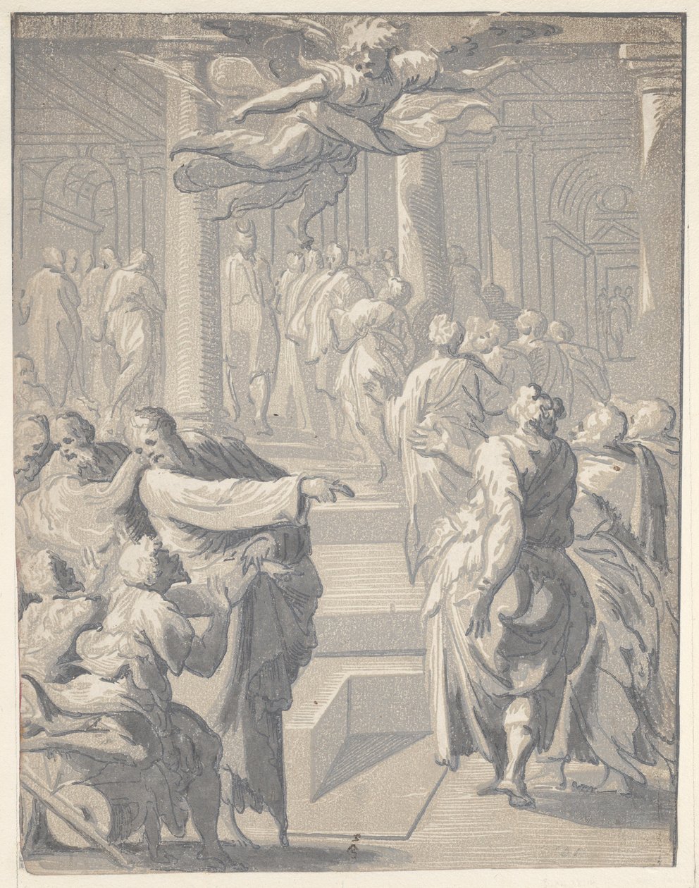 Christ healing the paralytic by Niccolo Vicentino