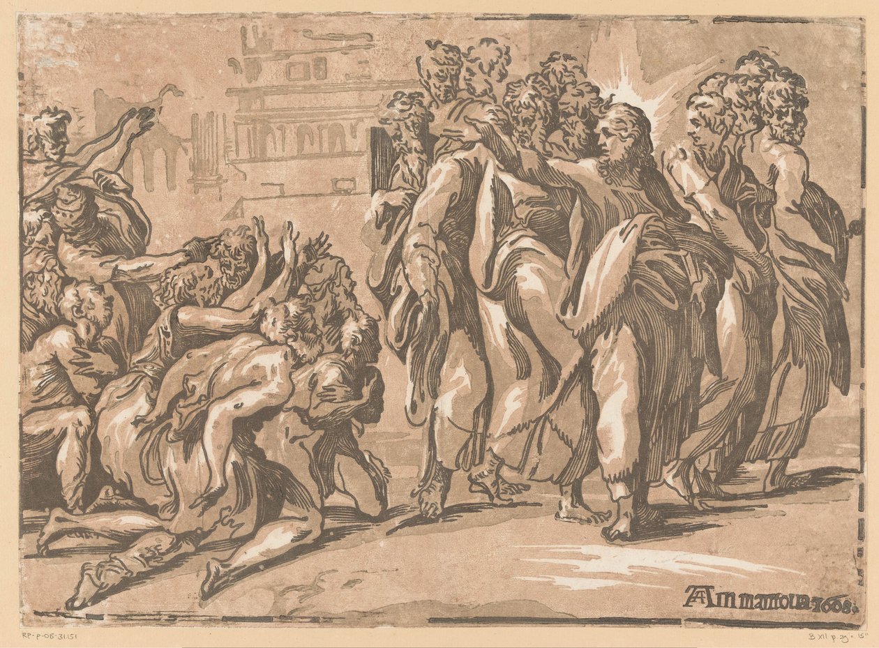 Christ Healing Lepers by Niccolo Vicentino