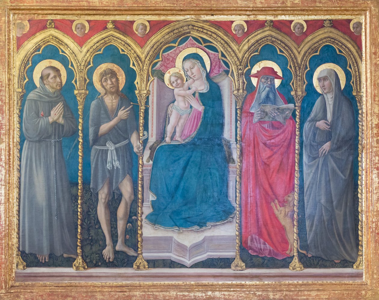 Madonna with Child and Four Saints by Niccolo di Liberatore