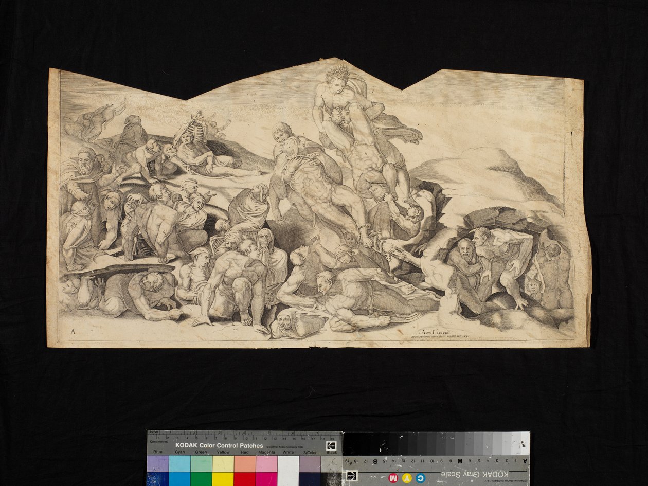 Scene from The Last Judgment by Nicholas Beatrizet