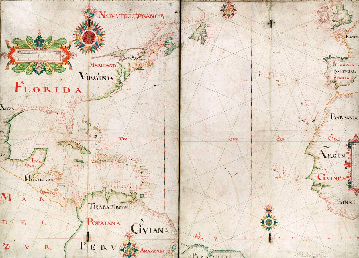 Atlantic Ocean, 5 degrees south to 57 degrees north by Nicholas Comberford