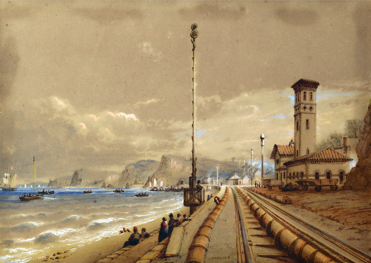 Atmospheric Railway at Dawlish (c.1850) by Nicholas Condy