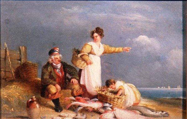 Fisherfolk with the Catch by Nicholas Condy