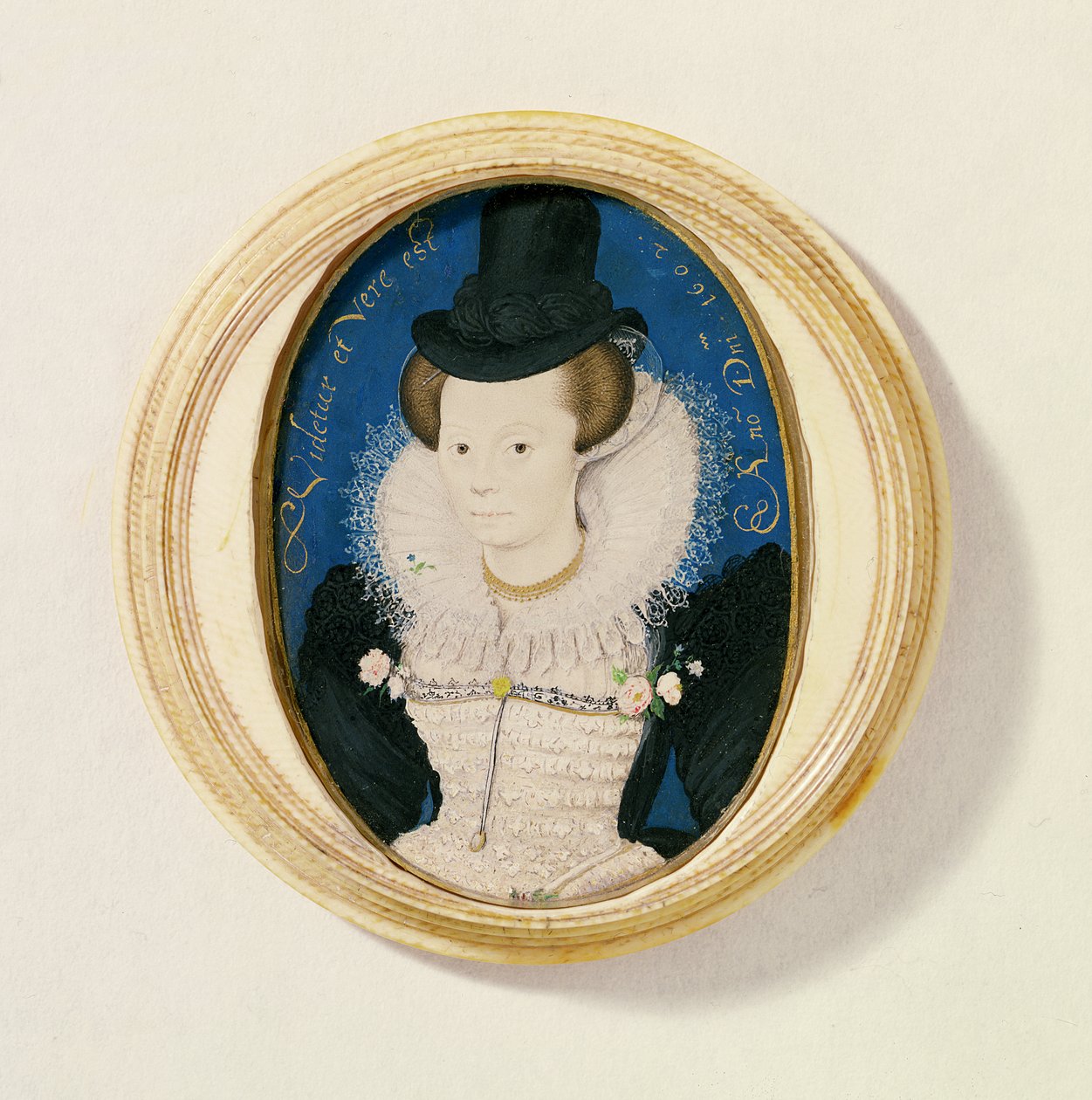 Miniature of an Unknown Woman by Nicholas Hilliard