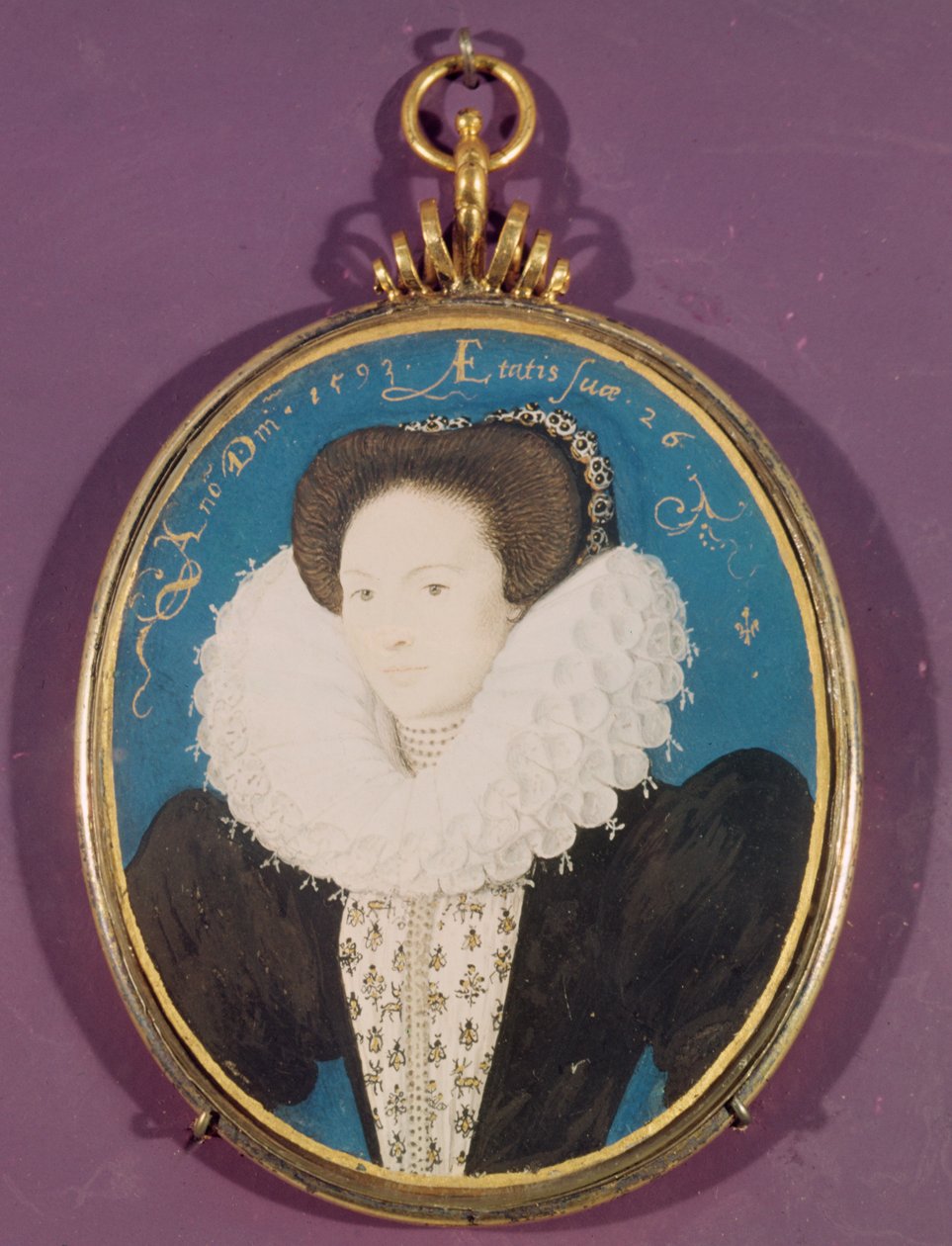 Mrs. Holland, aged 26, 1593 by Nicholas Hilliard