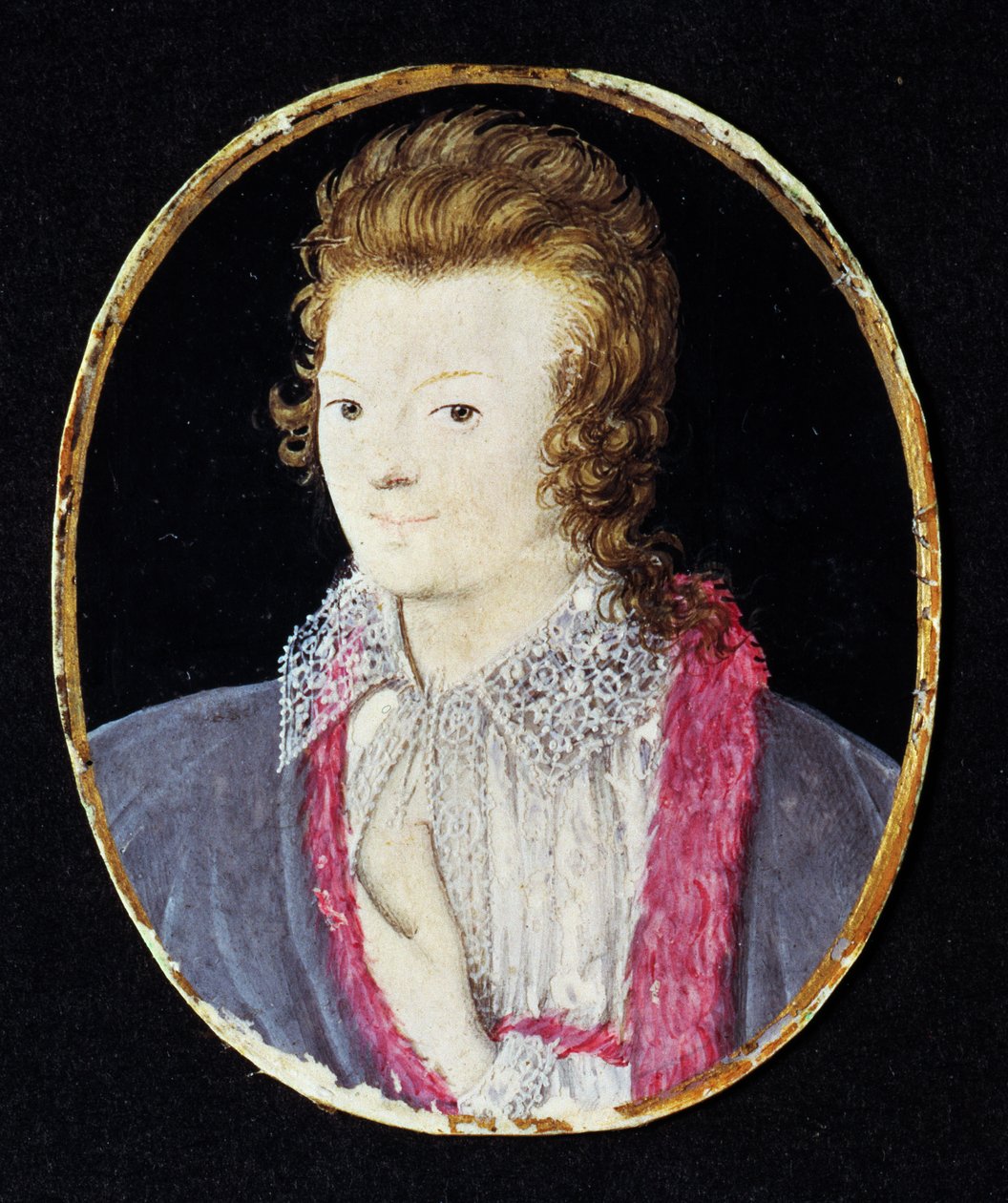 Unknown Youth, c.1595 by Nicholas Hilliard