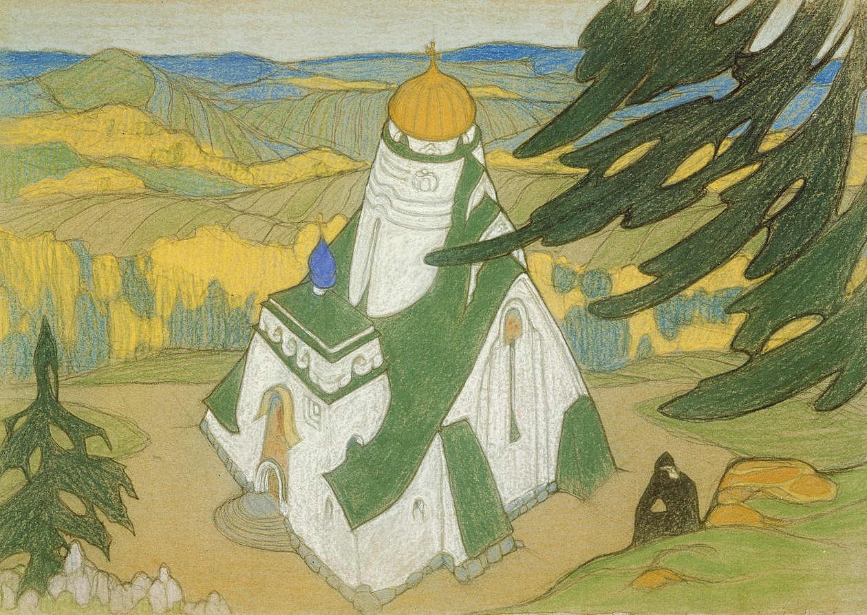 Early 20th century drawing by Nicholas Roerich