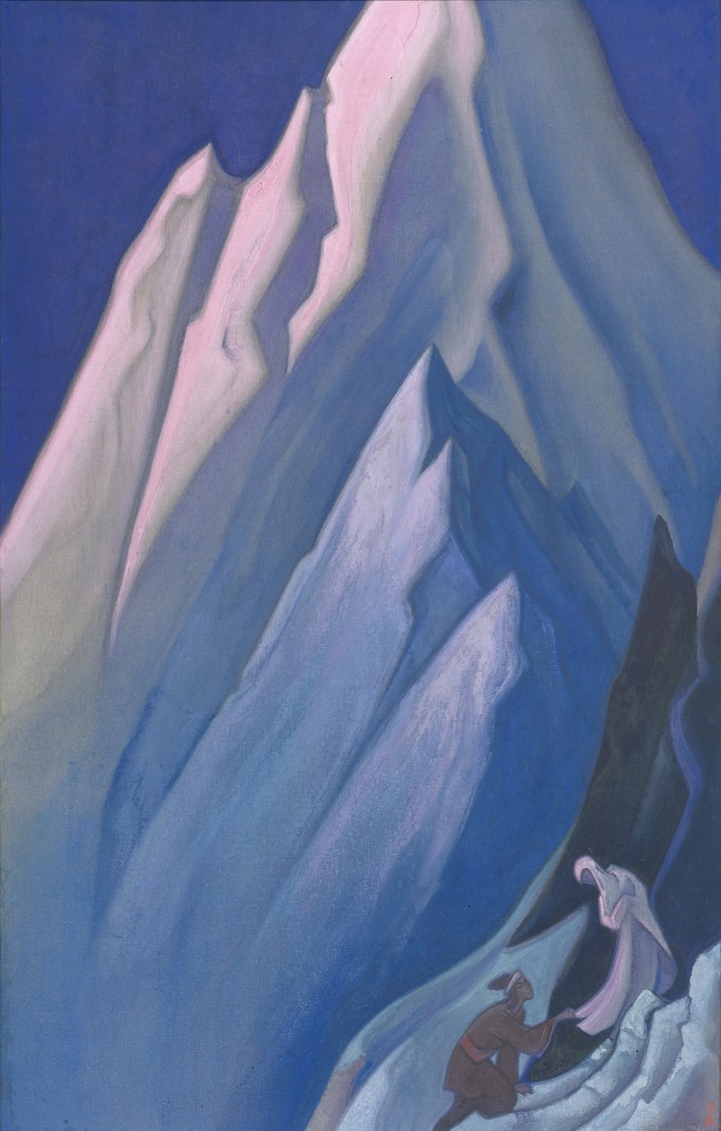 She Who Leads, 1944 by Nikolai Konstantinowitsch Roerich