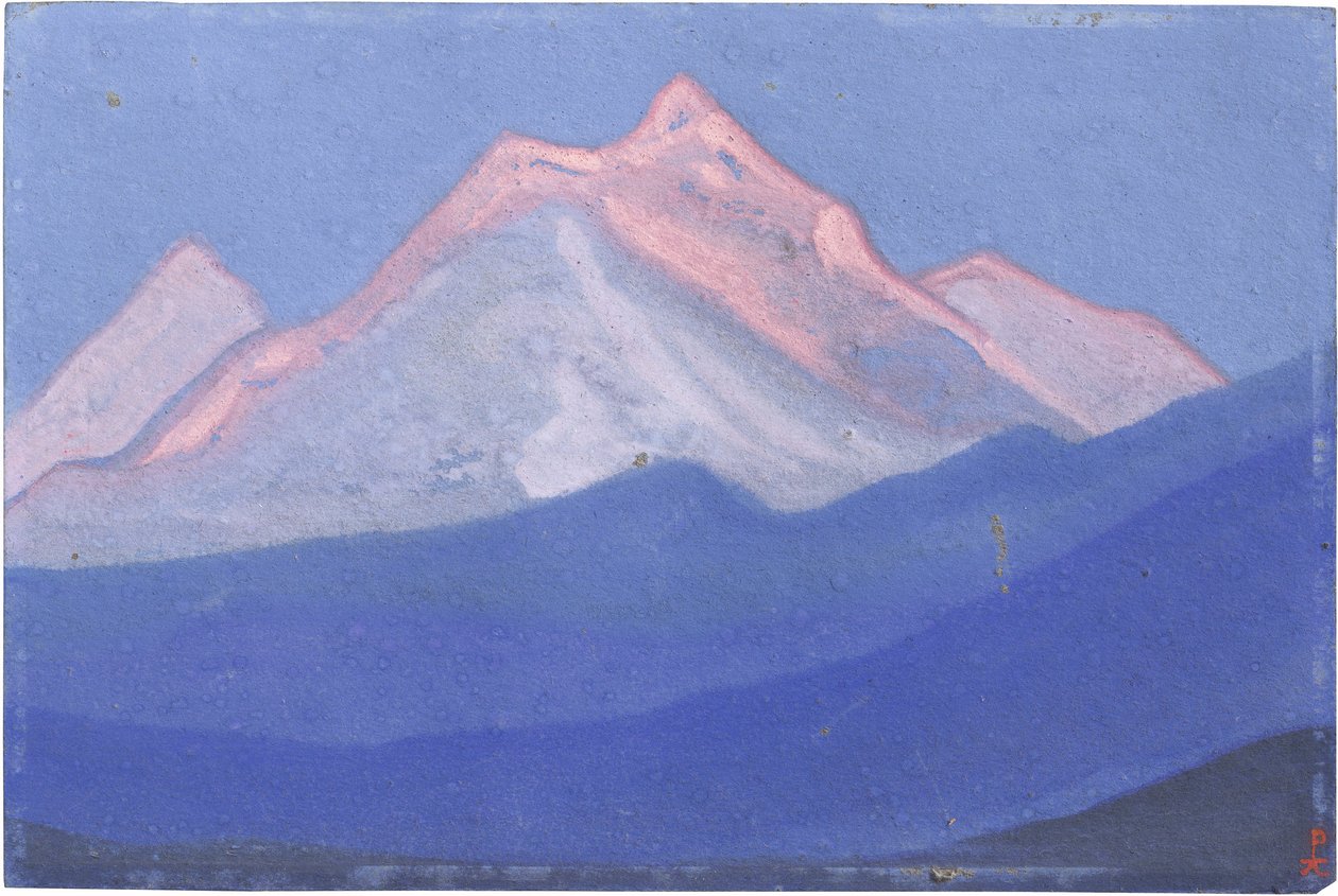 The Himalayas by Nicholas Roerich (1874-1947) by Nicholas Roerich