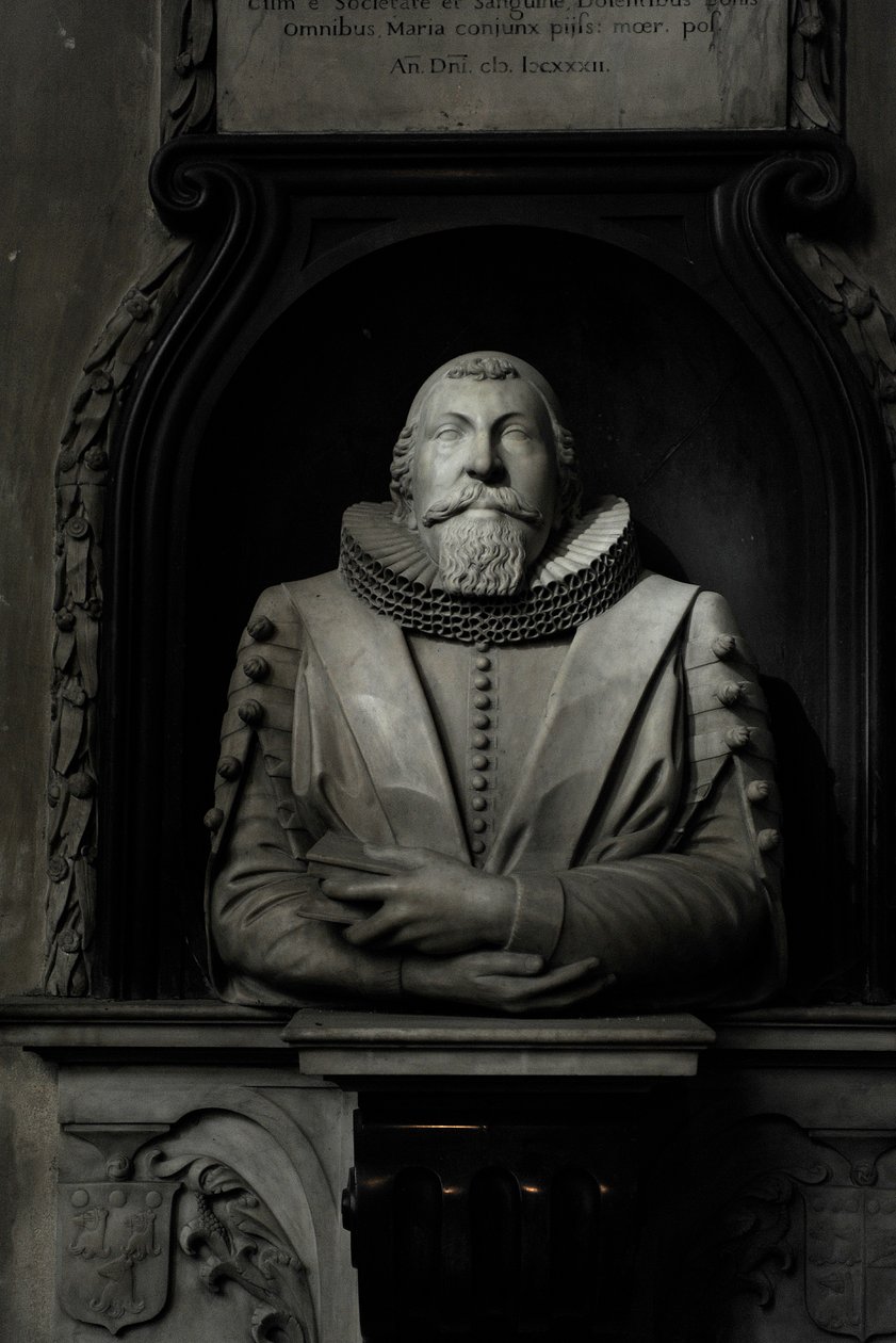 Memorial to Hugo Barker by Nicholas Stone