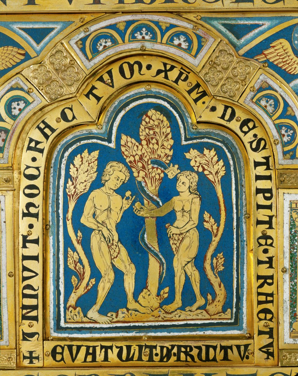 Eve Hands Adam the Apple by Nicholas of Verdun