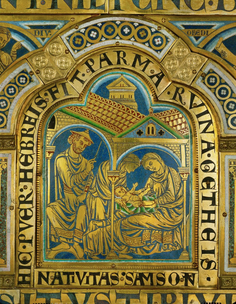 The Birth of Samson by Nicholas of Verdun: Fine art print
