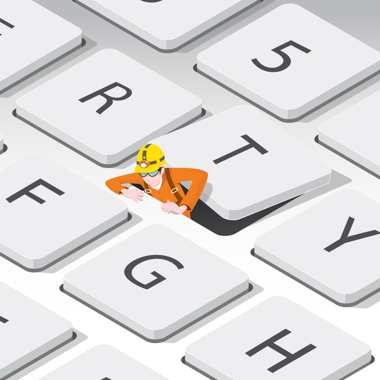 The Keyboard Cleaner by Nick Diggory