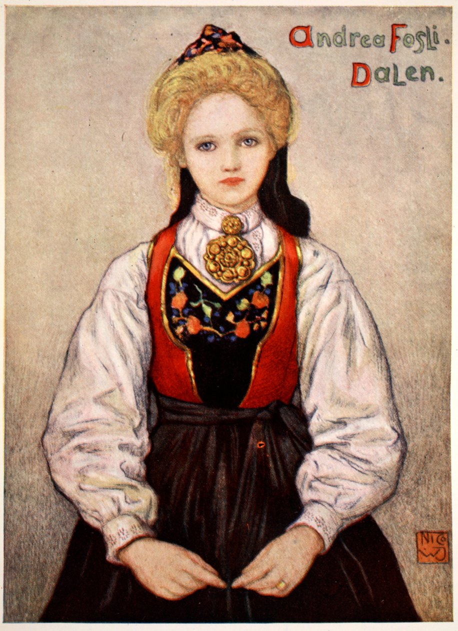Country Girl from Dalen, 1905 by Nico Jungman