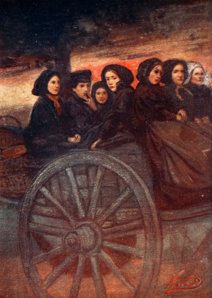 Returning from Market by Nico Jungman