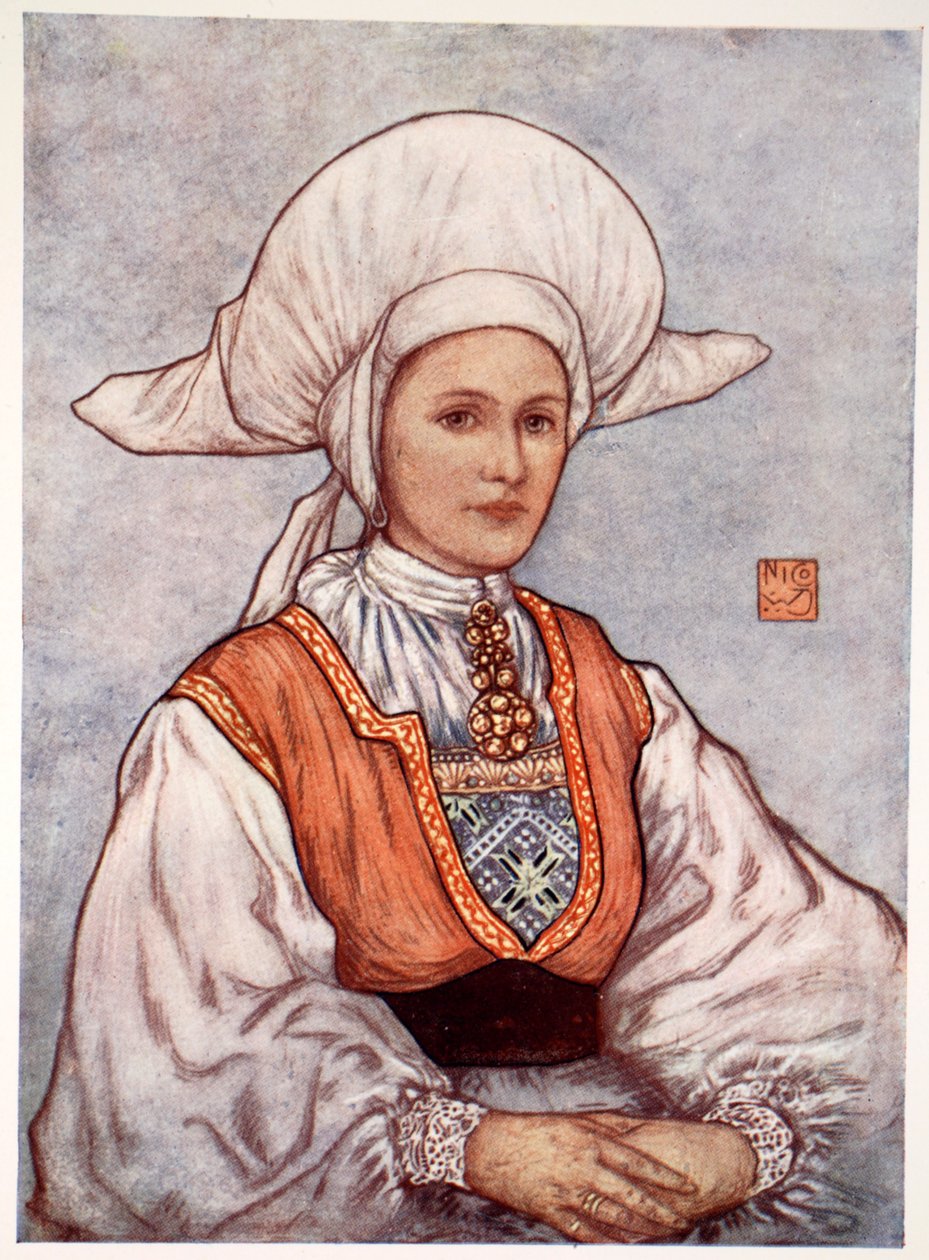 White cap worn in the Bergen District by Nico Jungman