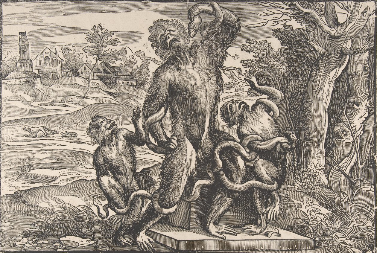 Caricature of the Sculptural Group 