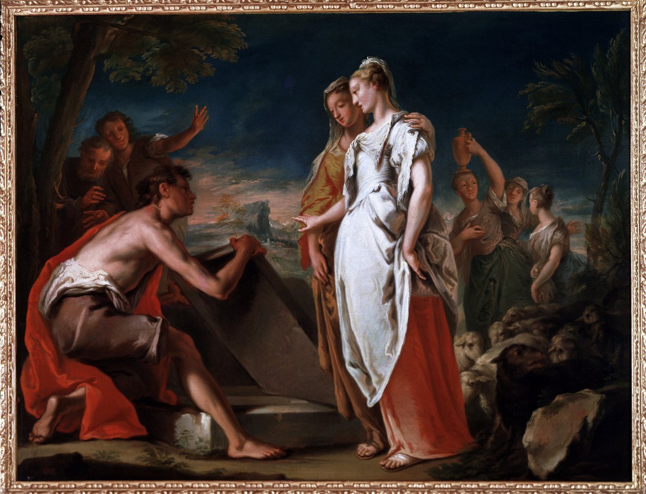 Meeting of Jacob and Rachel by Nicolò Grassi