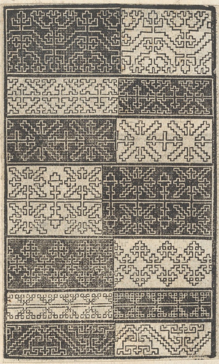 Esemplario di lavori, page 10 recto, August 1529 by Nicolò Zoppino