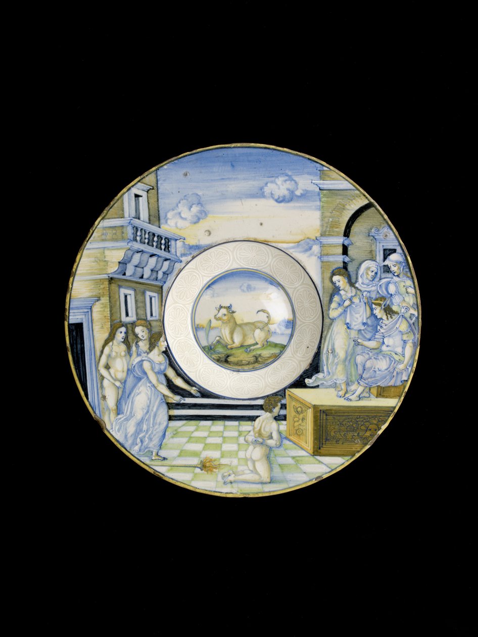 The Calumny of Apelles, 15th century by Nicola da Urbino