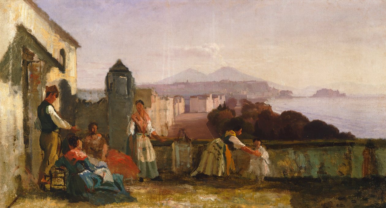Naples from Mergellina by Nicola Palizzi