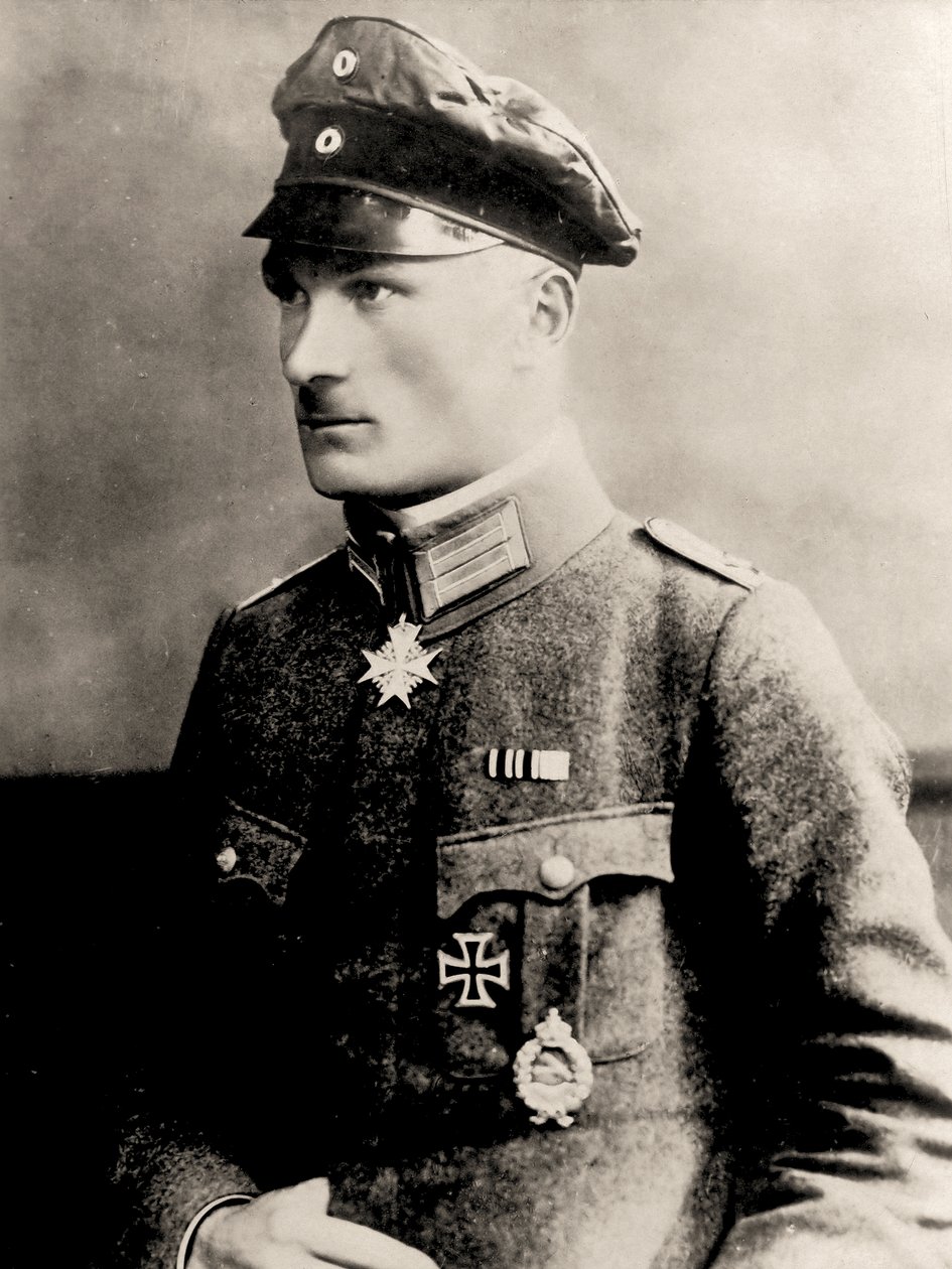 Portrait of Manfred von Richthofen, c.1915 by Nicola Perscheid