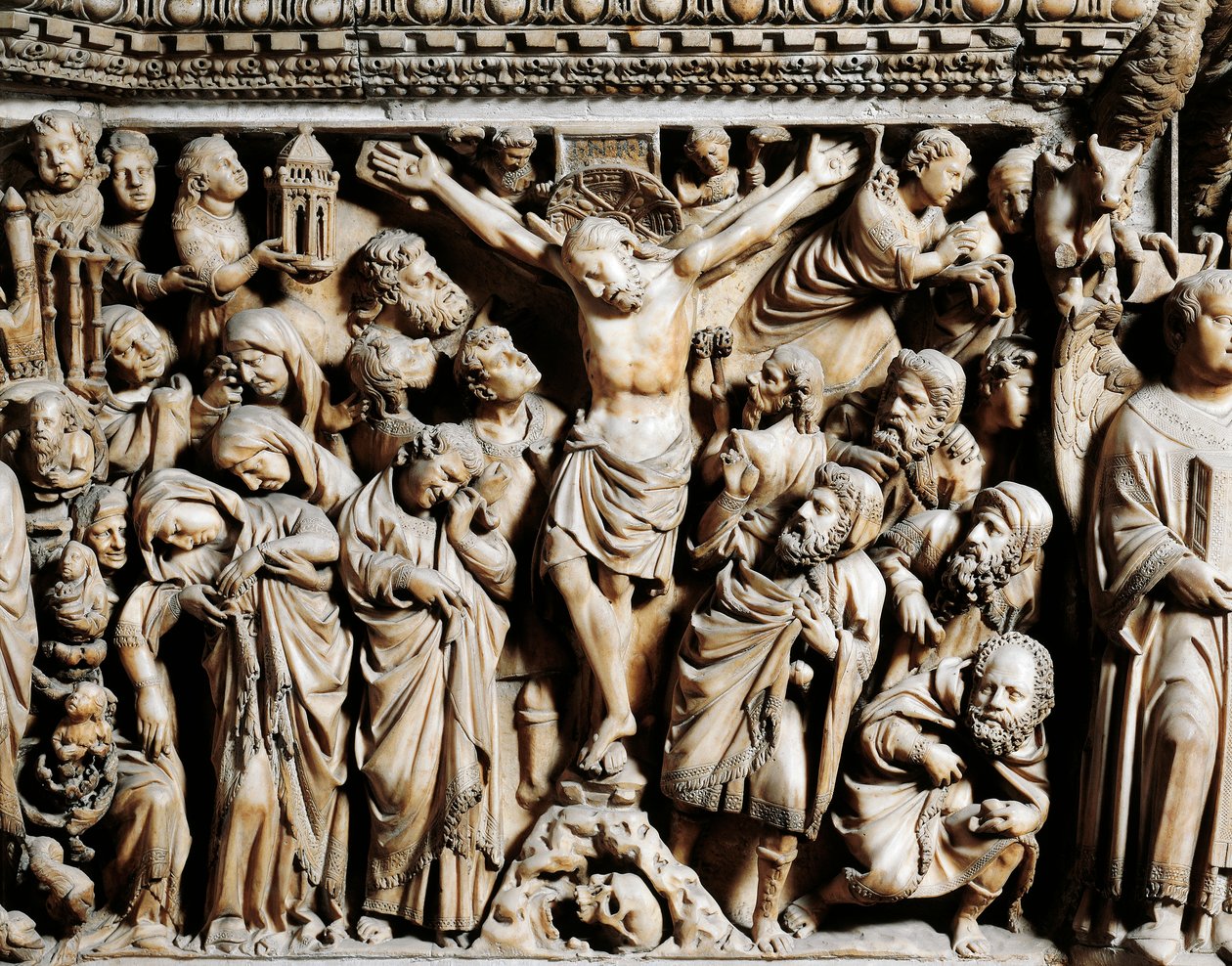 The Crucifixion (detail) by Nicola Pisano