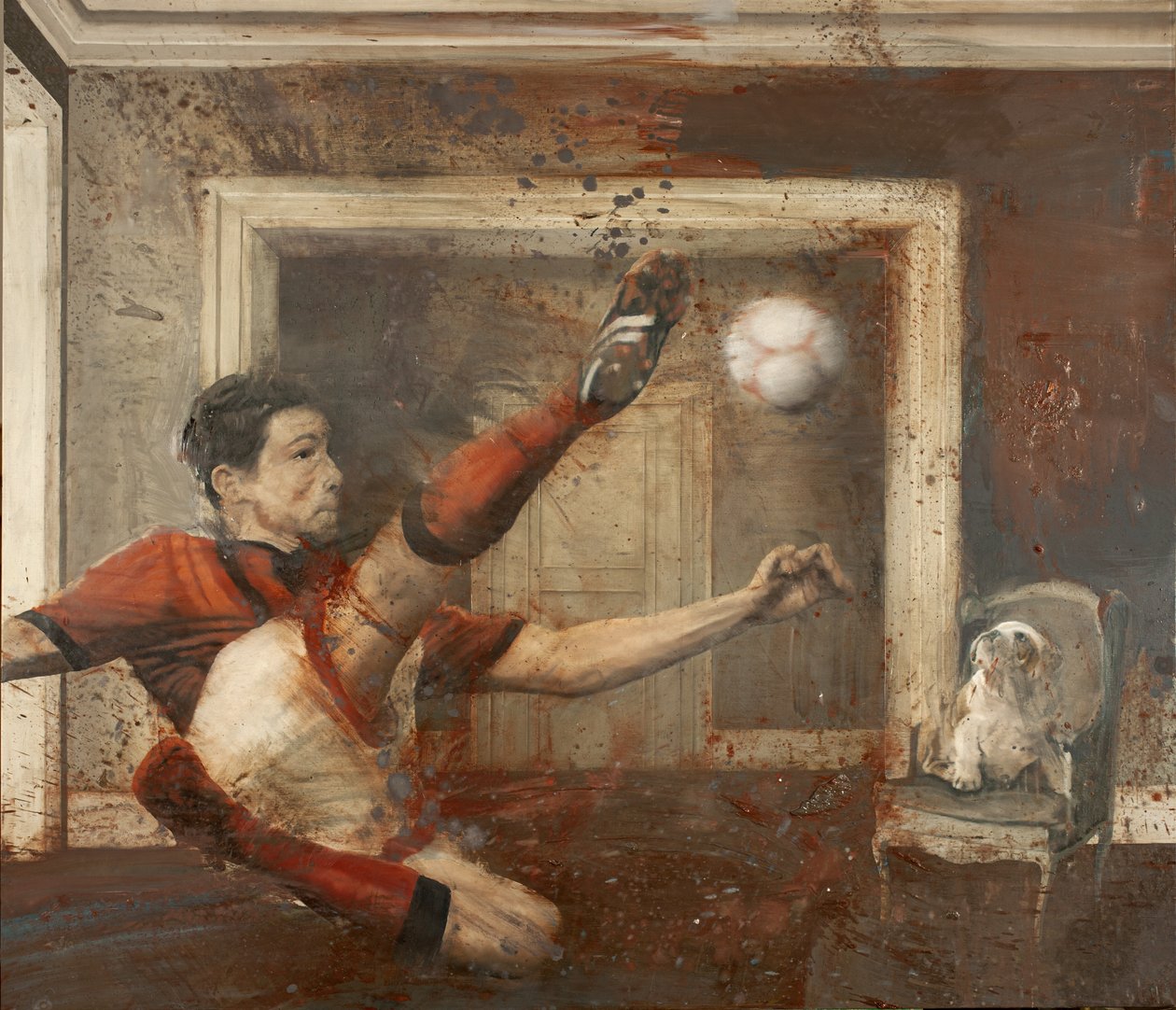 Inverted with dog, 2015 by Nicola Pucci