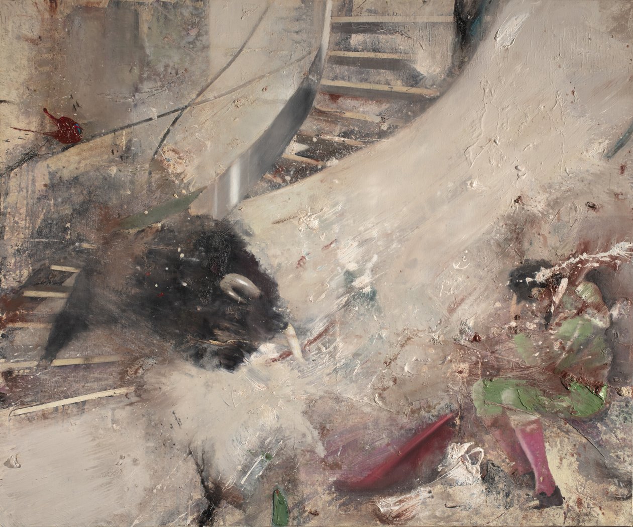 Stair Bull with Bullfighter by Nicola Pucci