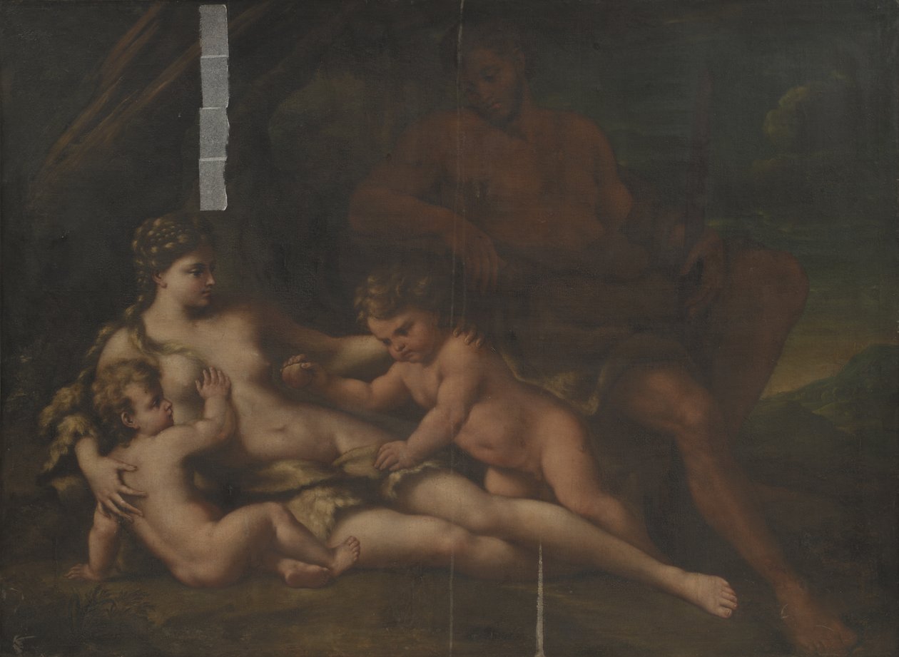 Adam and Eve with Cain and Abel by Nicola Vaccaro