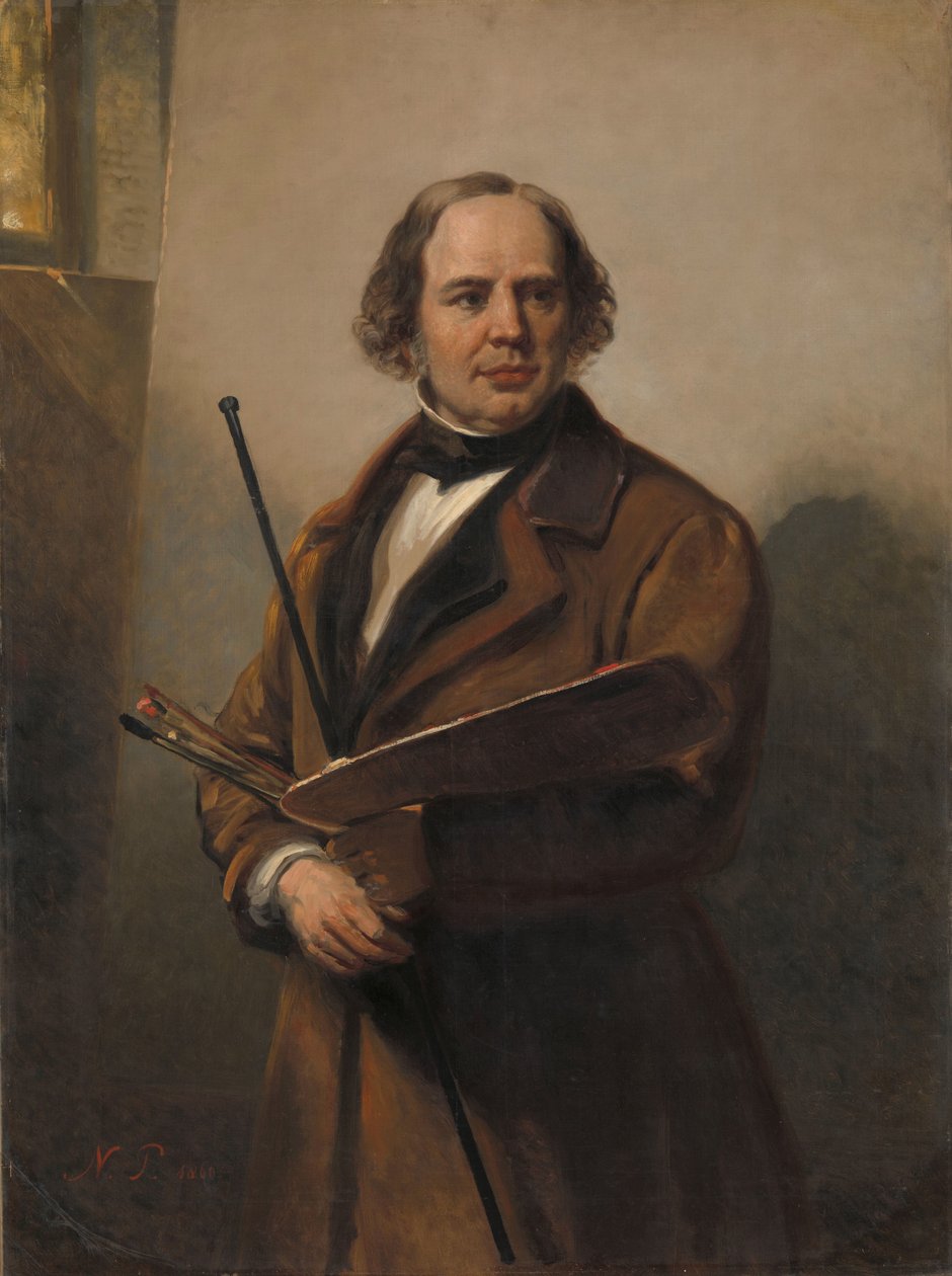 Jan Willem Pieneman, Painter, Father of Nicolaas Pieneman by Nicolaas Pieneman