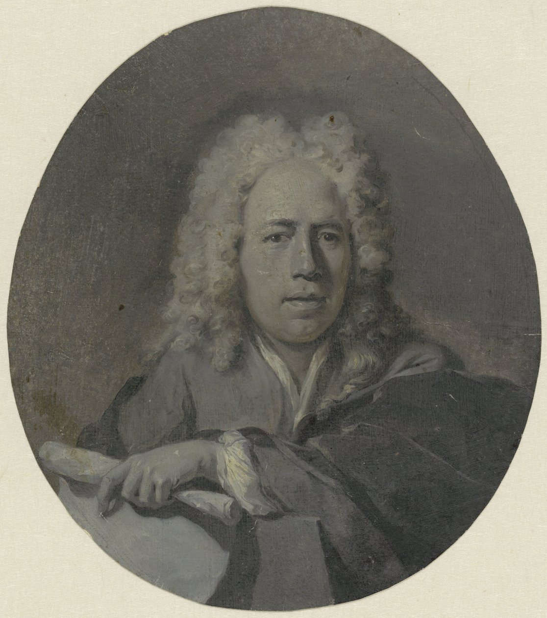 Portrait of the Painter Carel Borchaert Voet by Nicolaas Verkolje